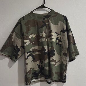 Camo Short Sleeve Tee for Men